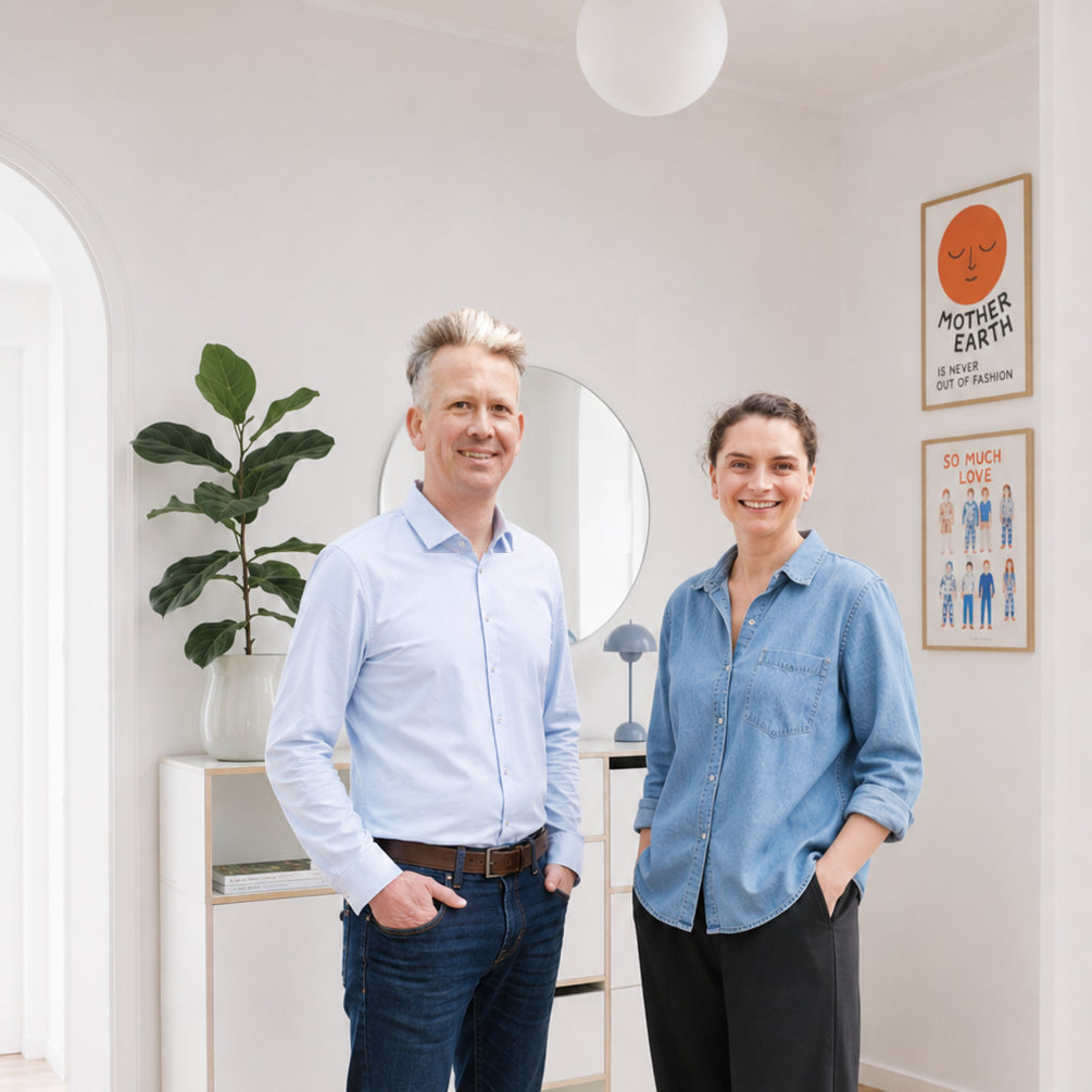 Fee und Karsten Fröiland von der wobie GmbH in Hamburg; Ehepaar, Eltern, Familienunternehmen