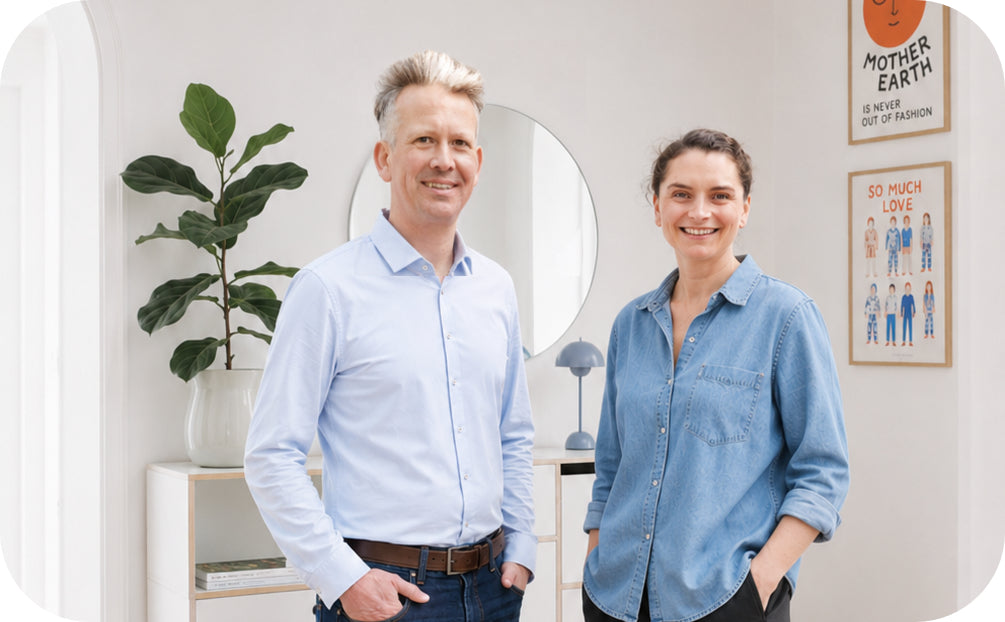 Fee und Karsten Fröiland, Gründer der wobie GmbH Hamburg, Wobie Box, Familienunternehmen, Ehepaar